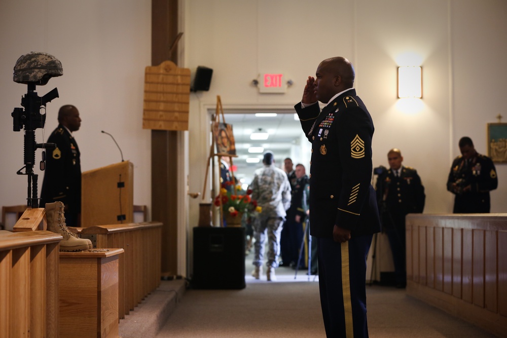 Memorial Service for Spc. Hilda Clayton