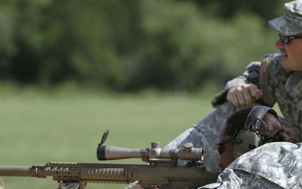 Sniper training at 36th ID Annual Training