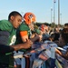 Spartan, 10th Mountain Division soldiers and their families catch Syracuse University scrimmage football game