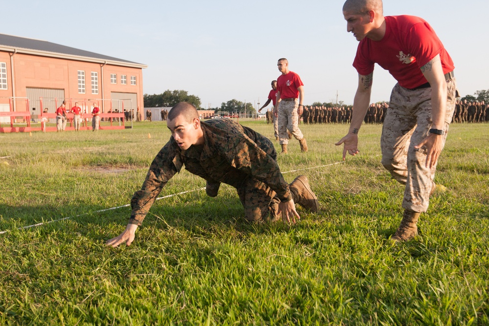 Photo Gallery: Marine recruits test combat fitness