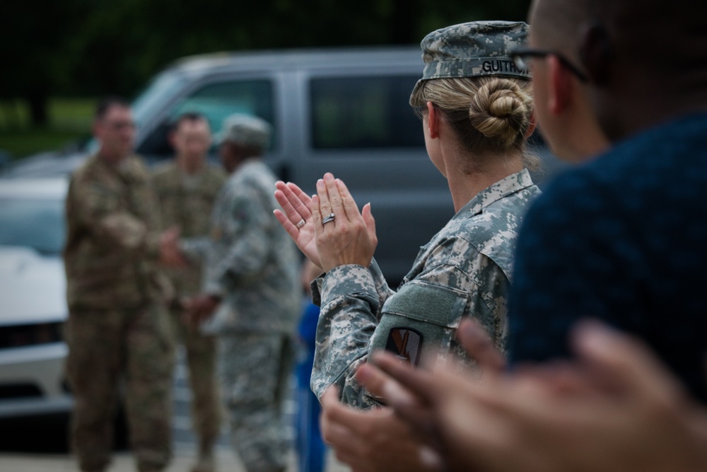 55th Signal Company (Combat Camera) 'Welcome Home' event for soldiers returning from Afghanistan