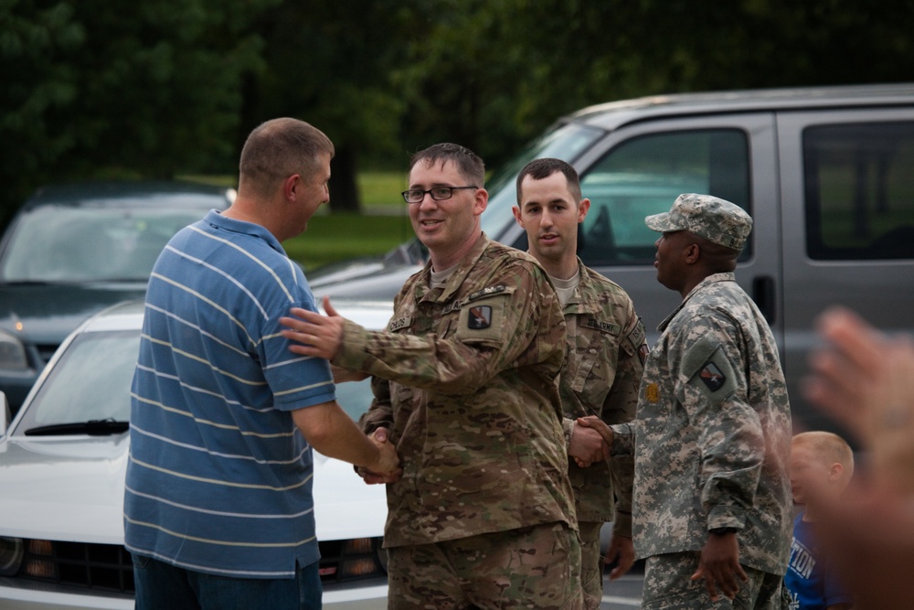 55th Signal Company (Combat Camera) 'Welcome Home' event for soldiers returning from Afghanistan