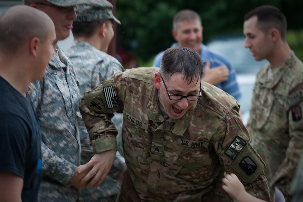 55th Signal Company (Combat Camera) 'Welcome Home' event for soldiers returning from Afghanistan