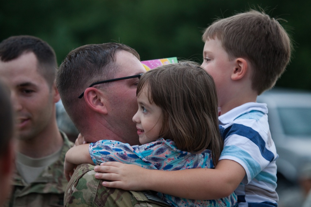 55th Signal Company (Combat Camera) 'Welcome Home' event for soldiers returning from Afghanistan