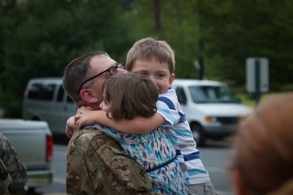 55th Signal Company (Combat Camera) 'Welcome Home' event for soldiers returning from Afghanistan