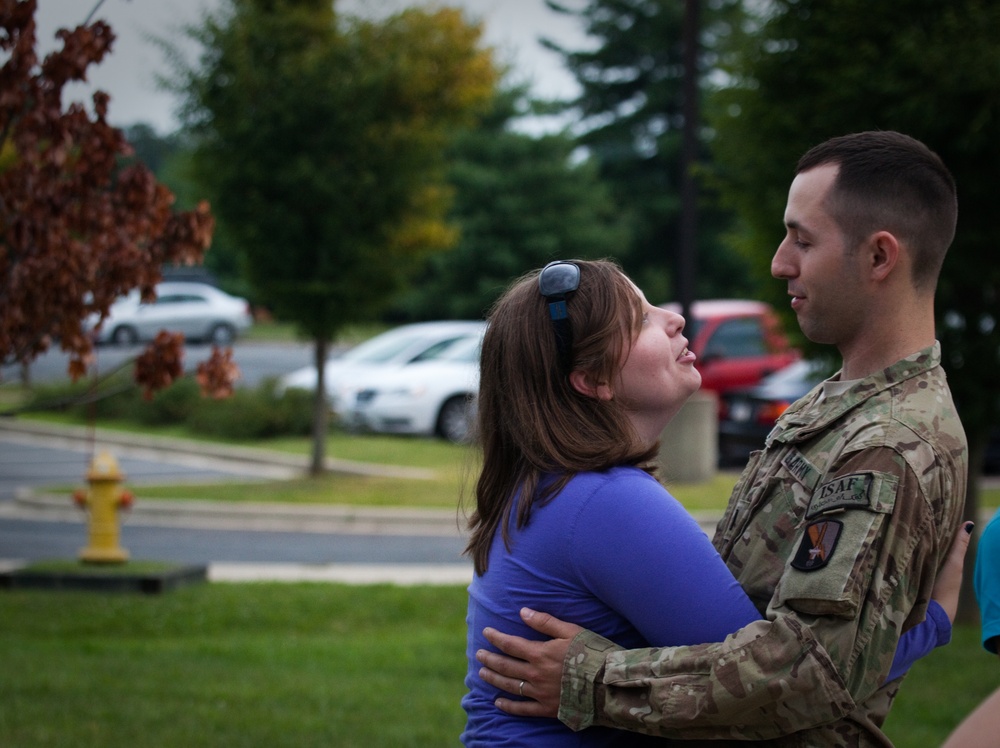 55th Signal Company (Combat Camera) 'Welcome Home' event for soldiers returning from Afghanistan