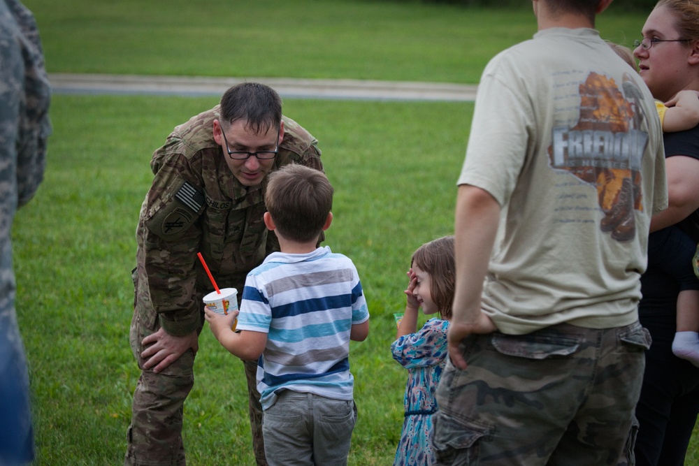 55th Signal Company (Combat Camera) 'Welcome Home' event for soldiers returning from Afghanistan