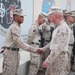 Cpl. M. T. Wigfall's reenlistment ceremony