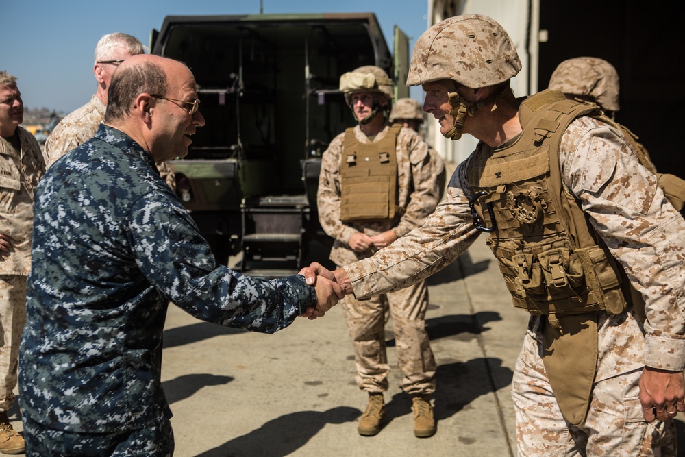 U.S. Third Fleet Commander Visit