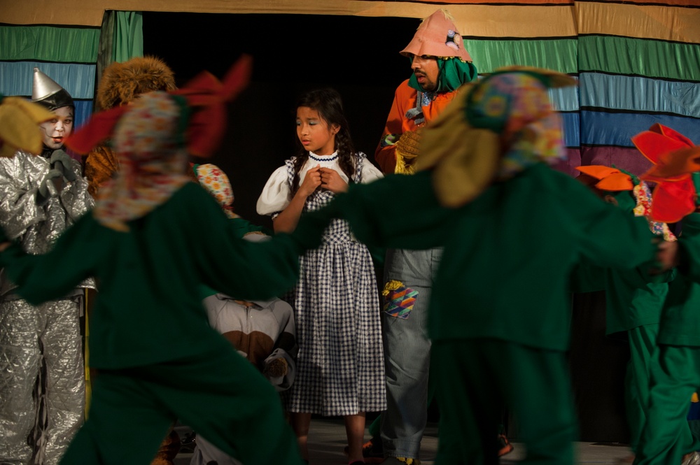 Children from JB Charleston Youth Programs Center participate in play 'The Wizard of Oz'