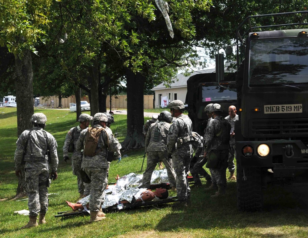 Muscatatuck Urban Training Complex Medical Evacuation Training Exercise