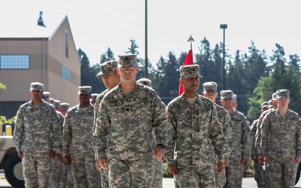 Air defense artillery battery change of command ceremony
