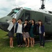 Japanese project delegates render a salute of appreciation to U.S. military