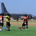 University of Hawaii Rainbow Warriors practice at Joint Base Pearl Harbor-Hickam