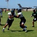 University of Hawaii Rainbow Warriors practice at Joint Base Pearl Harbor-Hickam