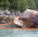 Coast Guard, State of Alaska monitor defueling of fishing tender near Shoup Bay, Alaska