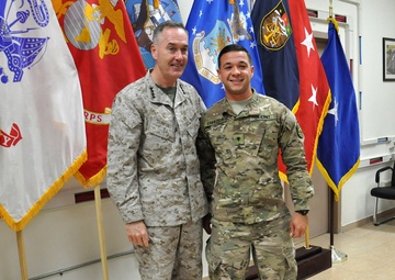 ISAF leadership engagement at CJIATF 435 Headquarters