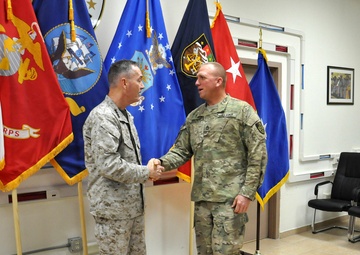 ISAF leadership engagement at CJIATF 435 Headquarters