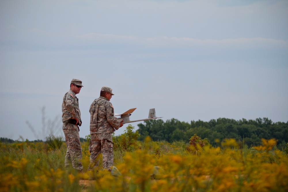 New Jersey Army National Guard RQ-11B Raven training