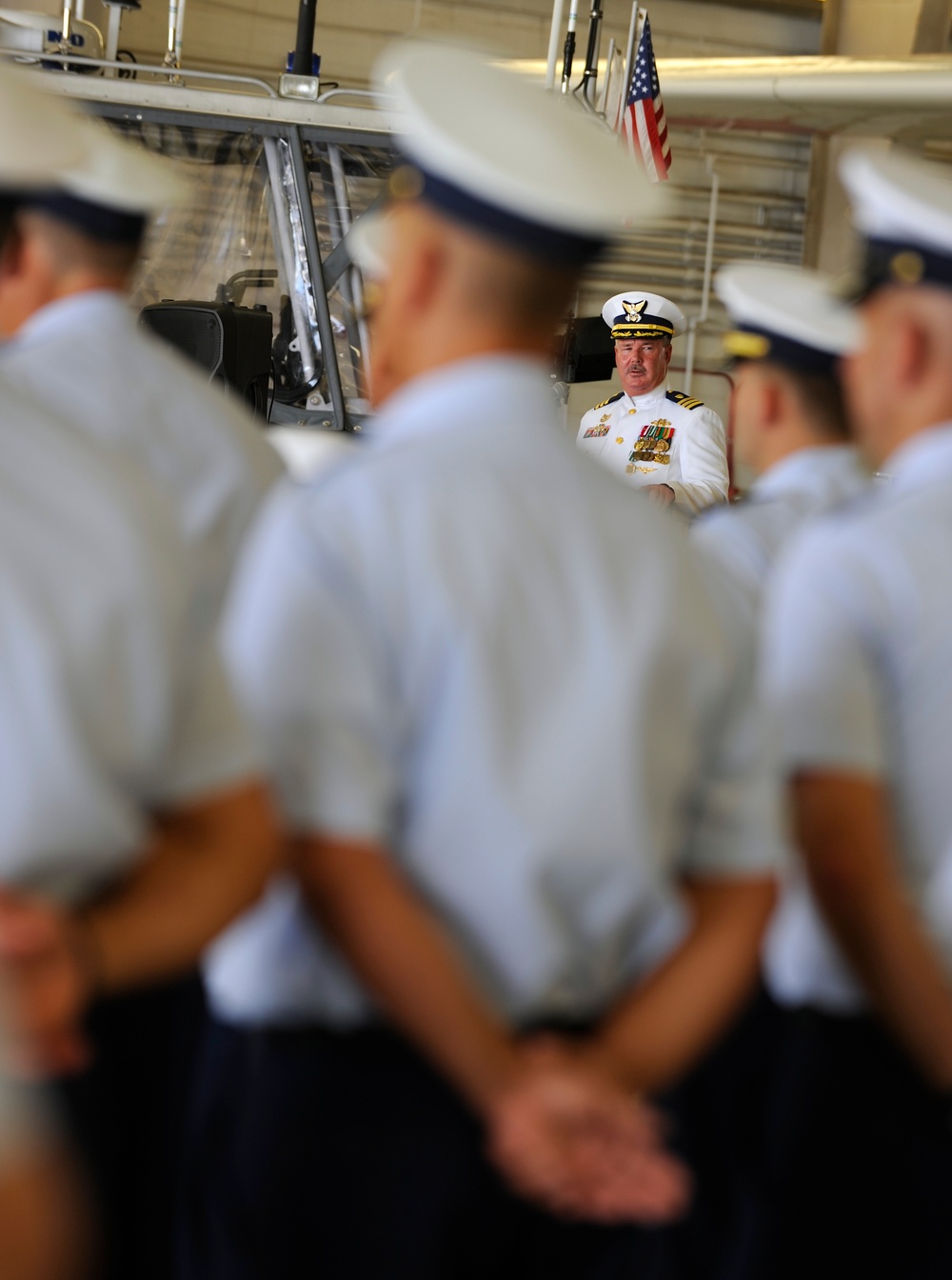 Coast Guard Port Security Unit 307 holds change of command in Clearwater, Fla.