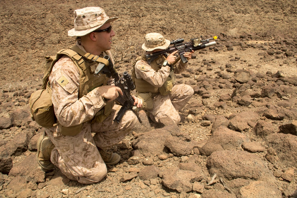 LIMA COMPANY PATROLLING EXERCISE