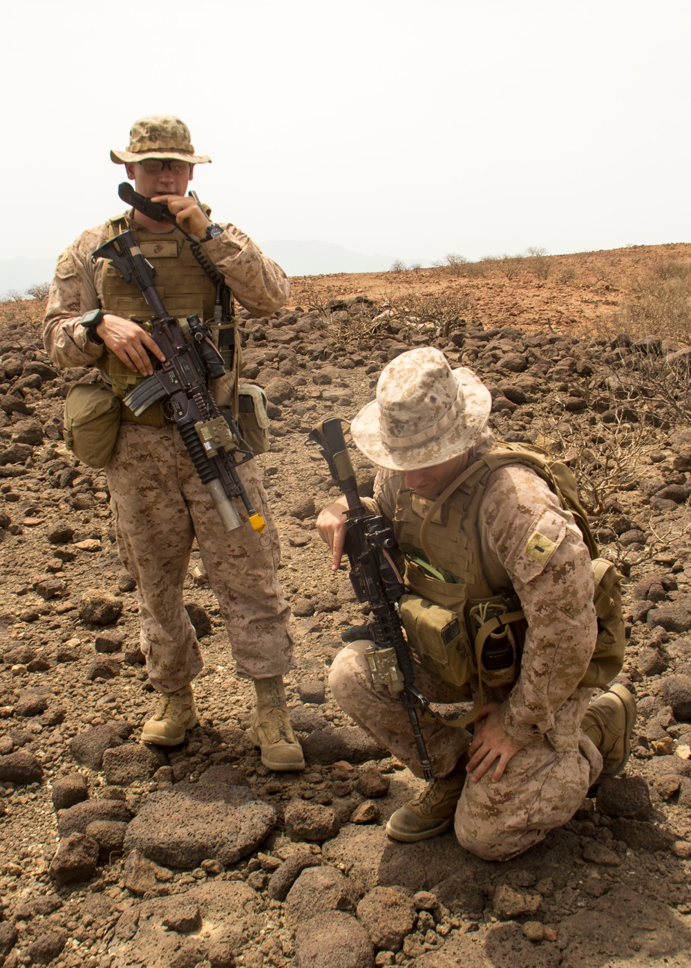 LIMA COMPANY PATROLLING EXERCISE