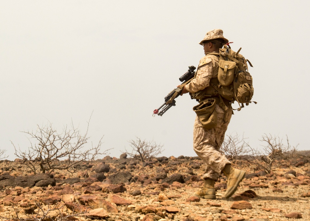 LIMA COMPANY PATROLLING EXERCISE