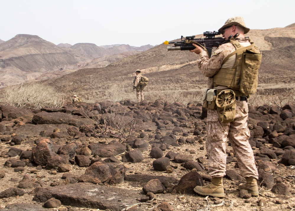 LIMA COMPANY PATROLLING EXERCISE