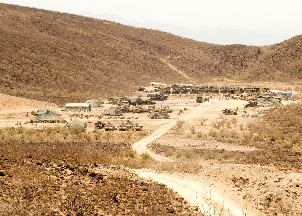 LIMA COMPANY PATROLLING EXERCISE