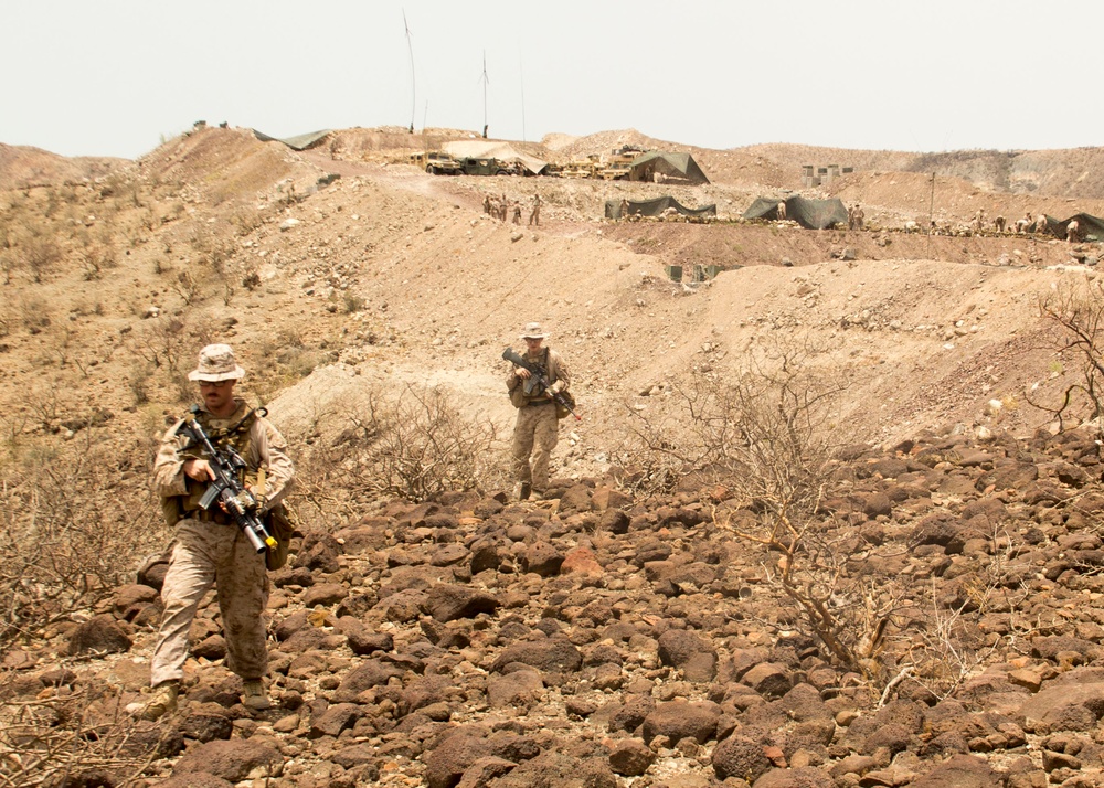LIMA COMPANY PATROLLING EXERCISE