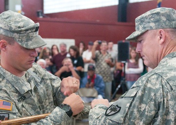 SC National Guard's 124th Engineer Company cases colors