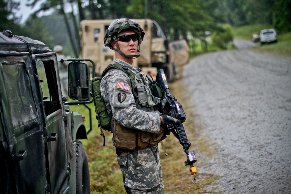 New Jersey Army and Air National Guard field training at Fort Pickett