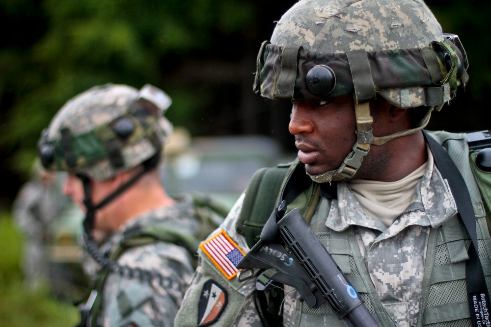 New Jersey Army and Air National Guard field training at Fort Pickett