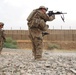 Sgt. 1st Class Richards observes his soldiers as they practice short-range marksmanship