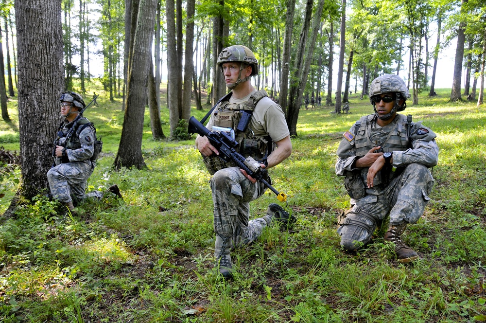 New Jersey Army National Guard combat training at Fort Pickett, Va.