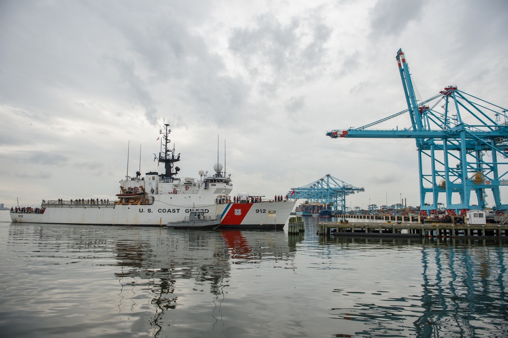 Coast Guard Cutter Legare returns to Portsmouth