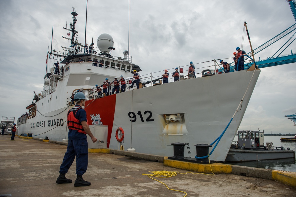 Coast Guard Cutter Legare returns to Portsmouth