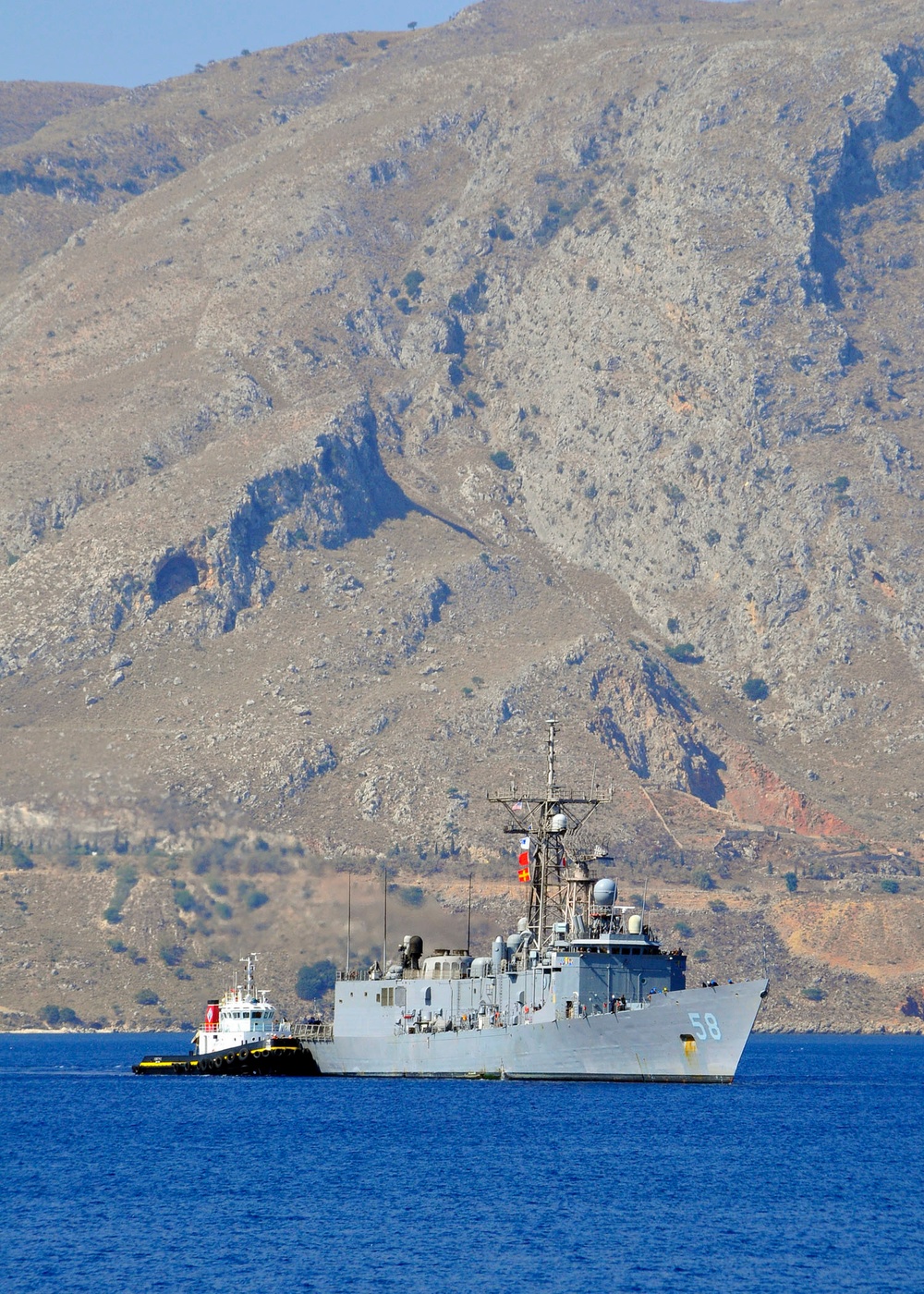 USS Samuel B. Roberts in Greece