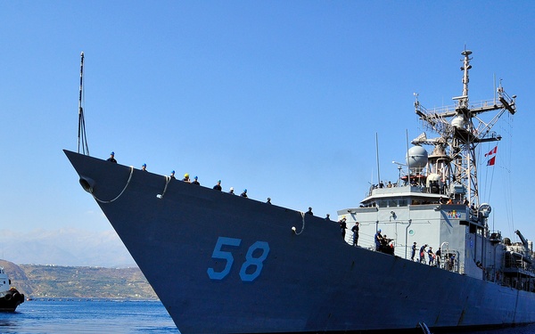 USS Samuel B. Roberts in Greece
