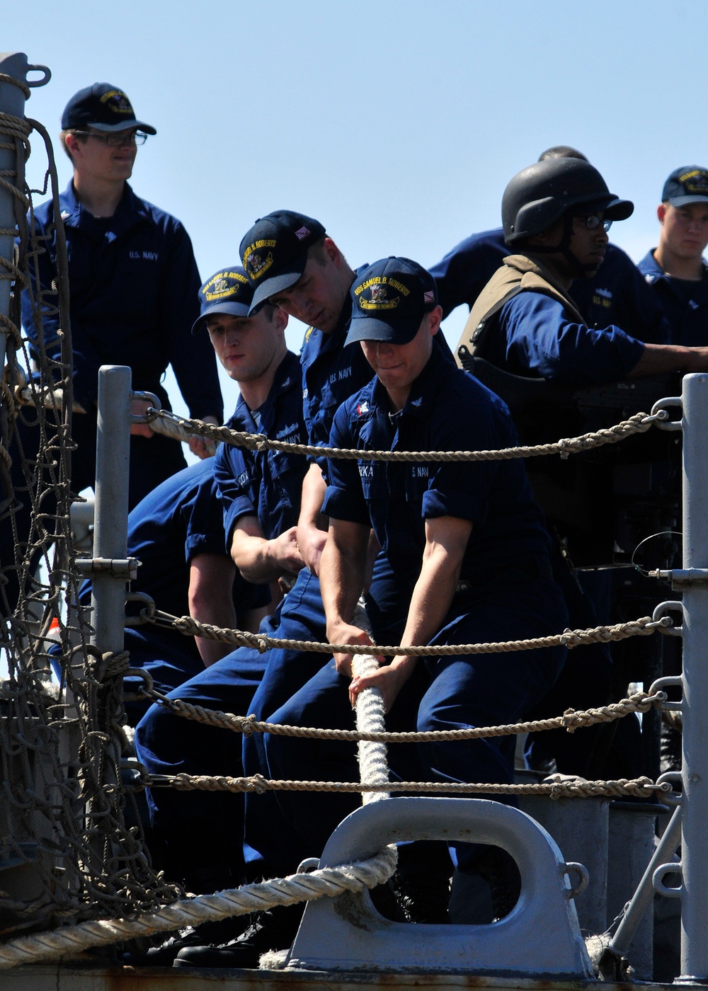 USS Samuel B. Roberts in Greece