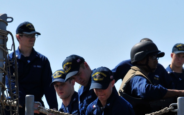USS Samuel B. Roberts in Greece