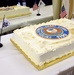 Ceremonial cake displayed for Coast Guard appreciation event