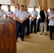 Coast Guard members meet with local community leaders