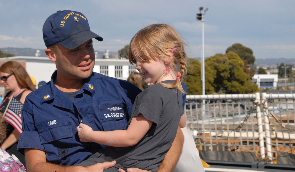 Coast Guard Cutter Stratton returns home