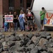 Family and friends welcome home members from Coast Guard Cutter Stratton