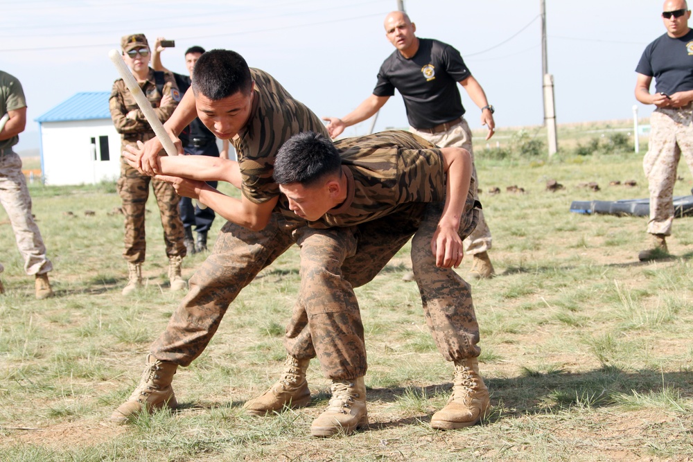 3rd LE Battalion Marines lead non-lethal weapons training in Mongolia