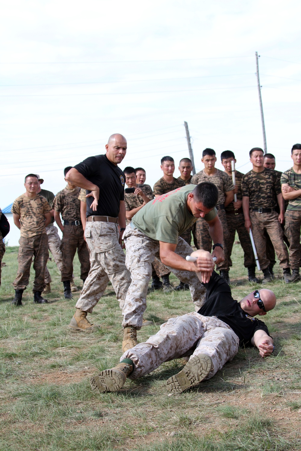 3rd LE Battalion Marines lead non-lethal weapons training in Mongolia