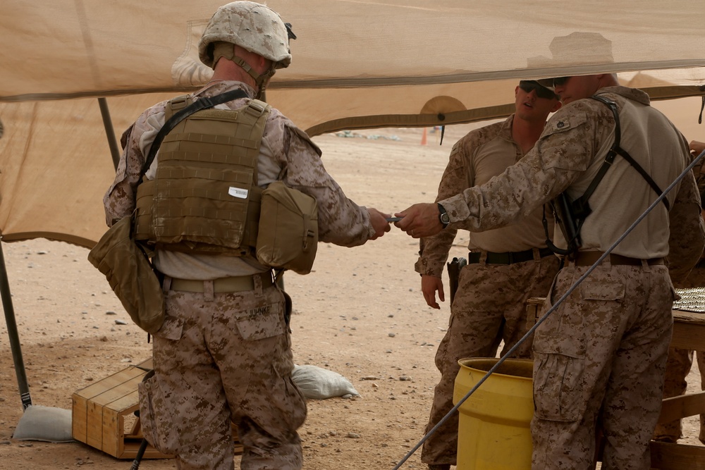 2nd Marine Regiment conducts live fire exercise