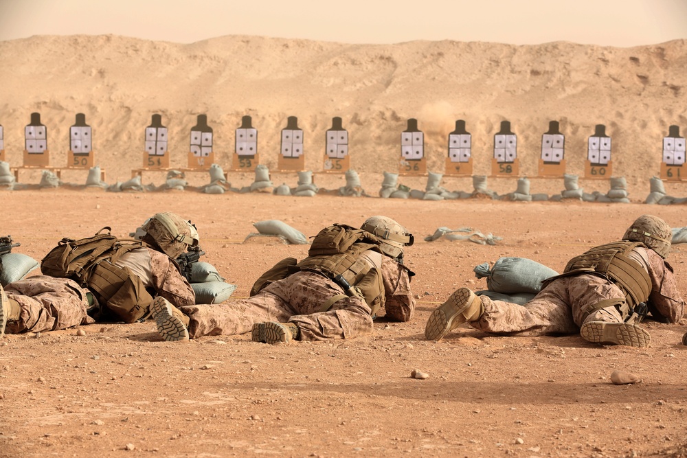 2nd Marine Regiment conducts live fire exercise