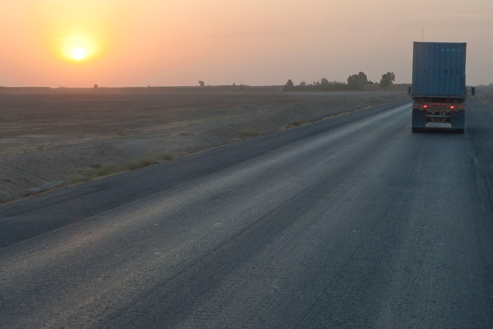 TS Company conducts Combat Logistics Patrol for maintenance and supply operations